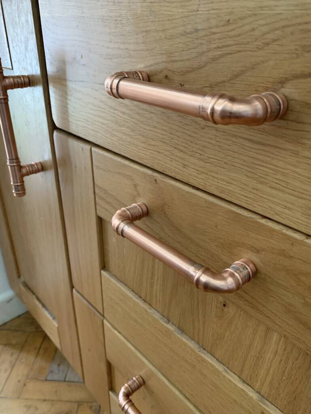 Copper Kitchen Door Handles Etsy