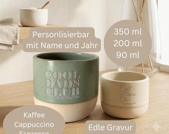 Cool Dads Moms Club Engraved Mug | Personalized | Coffee Mug | Cappuccino | Espresso | Gift | Mother's Day | Father's Day