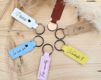 Personalized keychains for godfather | girlfriend | boyfriend | birth | gift | love | car