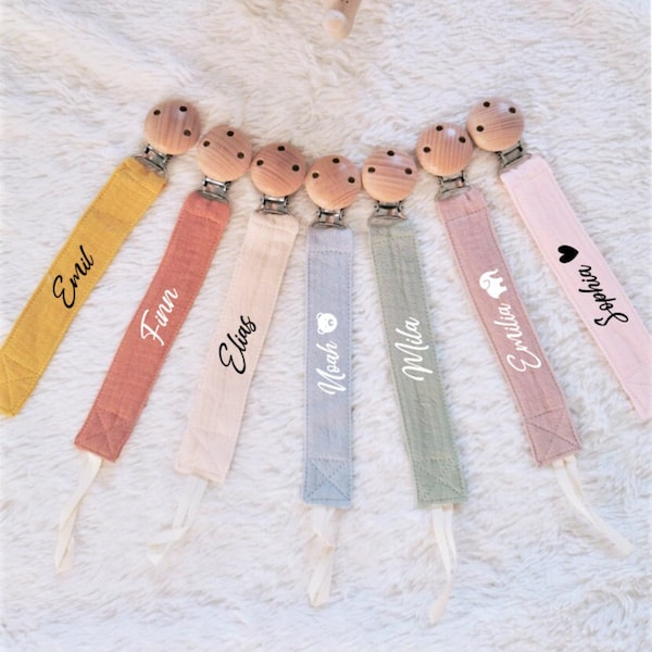 Pacifier Clip Name Etsy