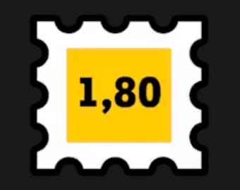 Re-posting of letter: €1.80