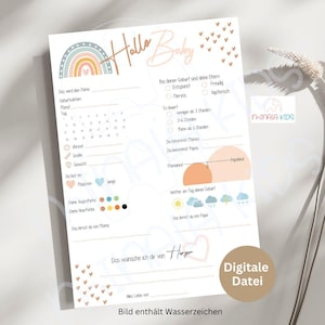 Raadspel voor babyshowers | Babyshower | afdrukken | Gezelschapsspel | gokspel | Invulkaarten | Digitale download | Bestand | MinalaKinderen