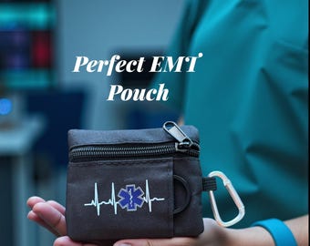 Nurse ID Wallet First Responder Gift for Doctor Healthcare Compact EMT ID Wallet Durable Accessory Pouch