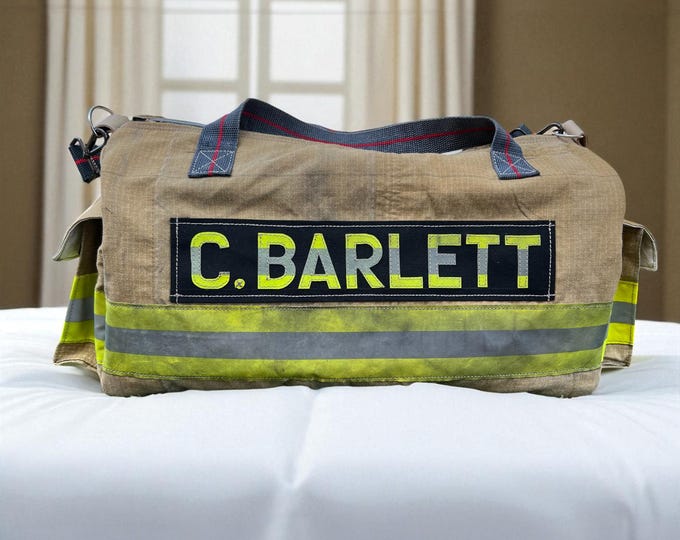 Firefighter Essential Fire Gear Duffle Bag Equipment Safety Carrier First Responder Professional Rescue Bag Retirement Turnout Pocket Pouch