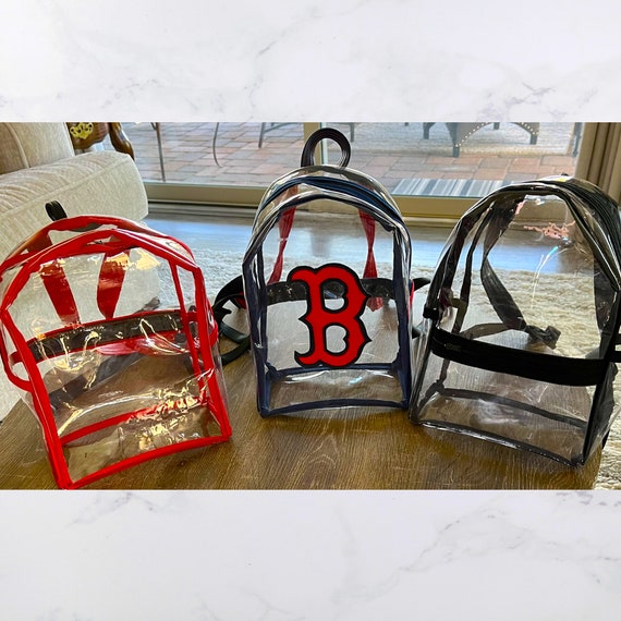 Clear Vinyl Backpack for Schools Sports Events Clear Luggage Tags Business Card Holder Travel Luggage Tags Diy Luggage Tags Backpack Etsy