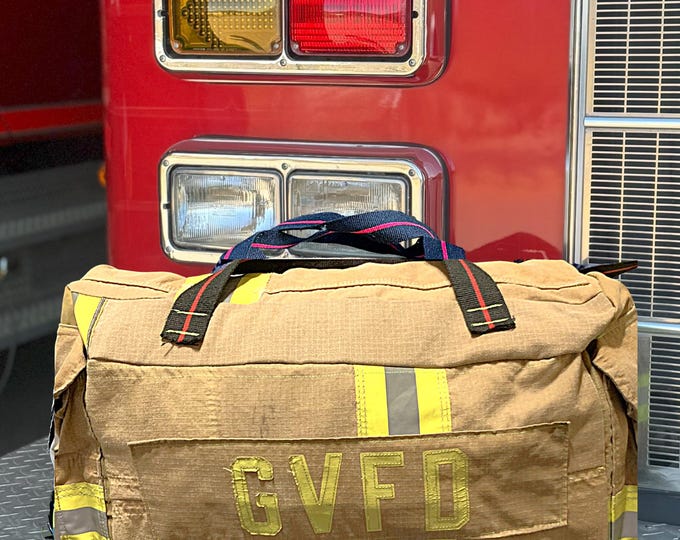 Carry On travel personalized duffle bag commute firefighter tool sack retirement gift idea unique gear backpack firefighter Spacious Tote