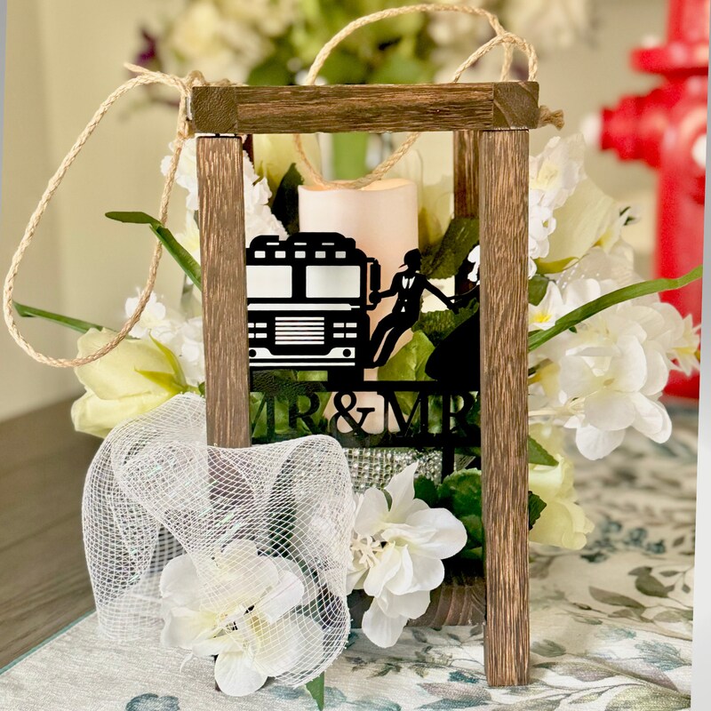 Firefighter Wedding Etsy