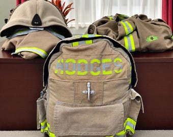 Survival Custom Gift Firefighter Carry All Bag Personalized Fire Gear Handbag Pocket Tool Pouch First Responder Durable Key Hook Sack