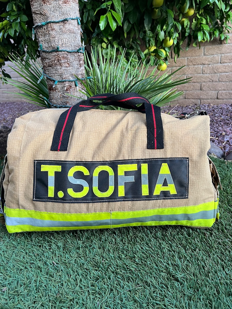 Firefighter Gift Duffle Gear Bag Fireman Essentials Bag Firefighter