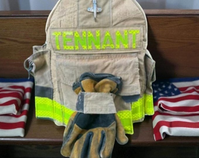 Firefighter Handbag with Glove Holder Rescue Carry All Sack Graduation Essential Gift First Responder Emergency Backpack Commute Tool