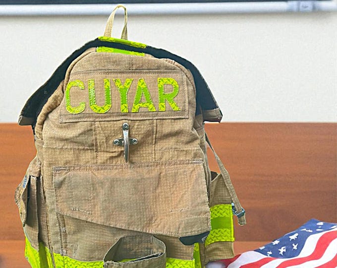 First Responder Emergency Firefighter Backpack Commute Tool Handbag with Glove Holder Rescue Carry All Sack Graduation Essential Gift