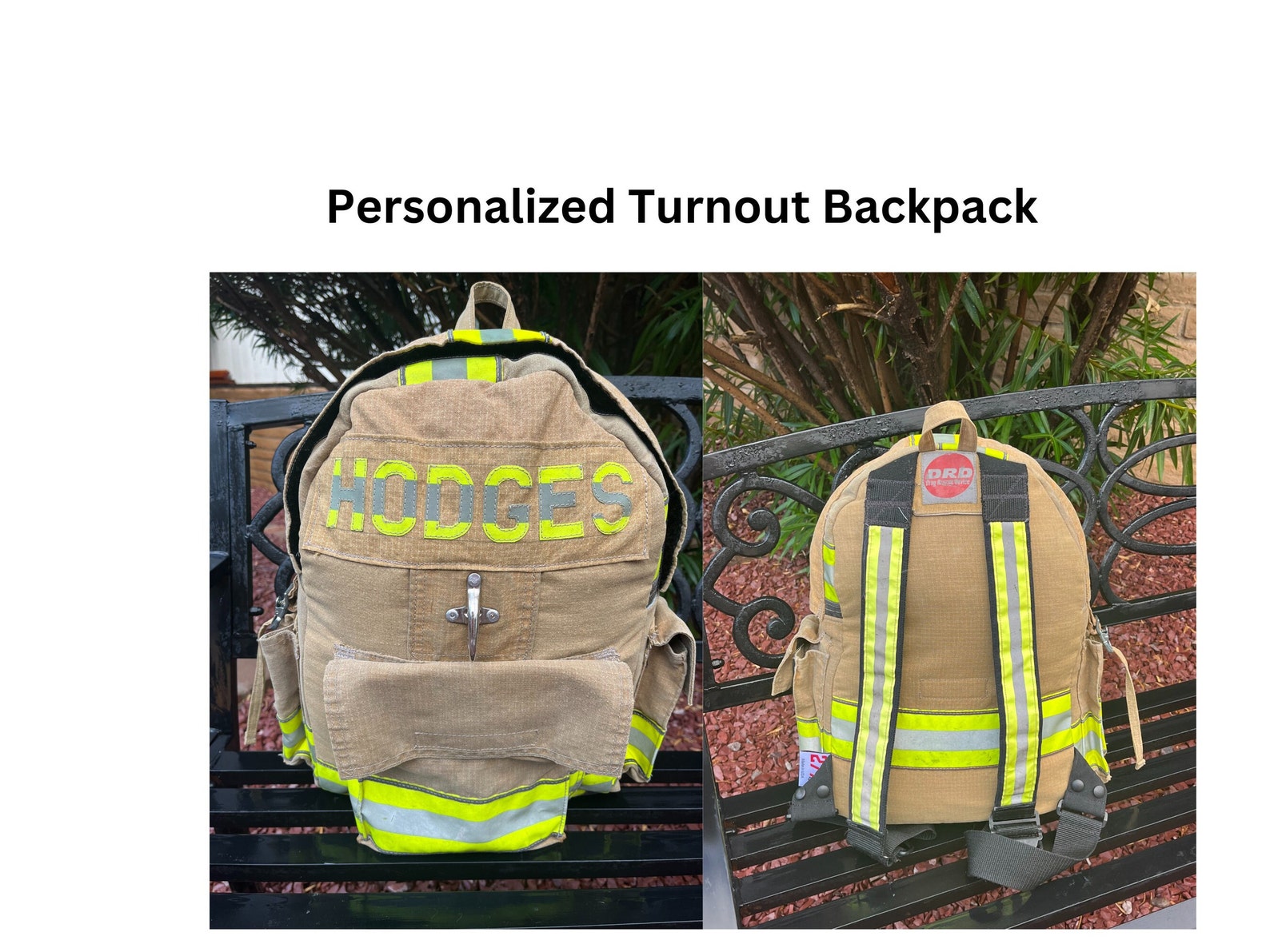 Firefighter Tool Bag Personalized Turnout Durable Firefighter Carry Accessory Backpack Gear