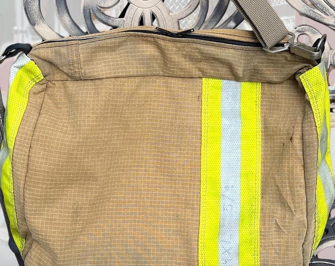 Firefighter fashion gift tote for book storage and laptop essential carryon handbag unisex birthday gift organizer retirement messenger