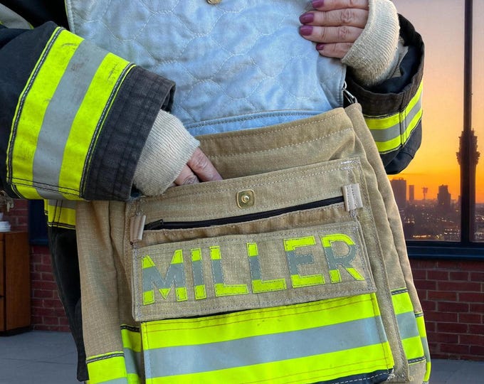 Firefighter Briefcase Messenger Bag Fire Gear Women's Christmas Gift Computer Easy Access Sling Chic Purse All Occasion