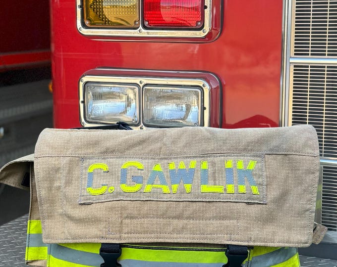 Diaper Duty Turnout Gear Bag Baby Shower Gift New Parent Essential Custom Diaper Bag Practical Baby Gift New Parent Nursery Addition