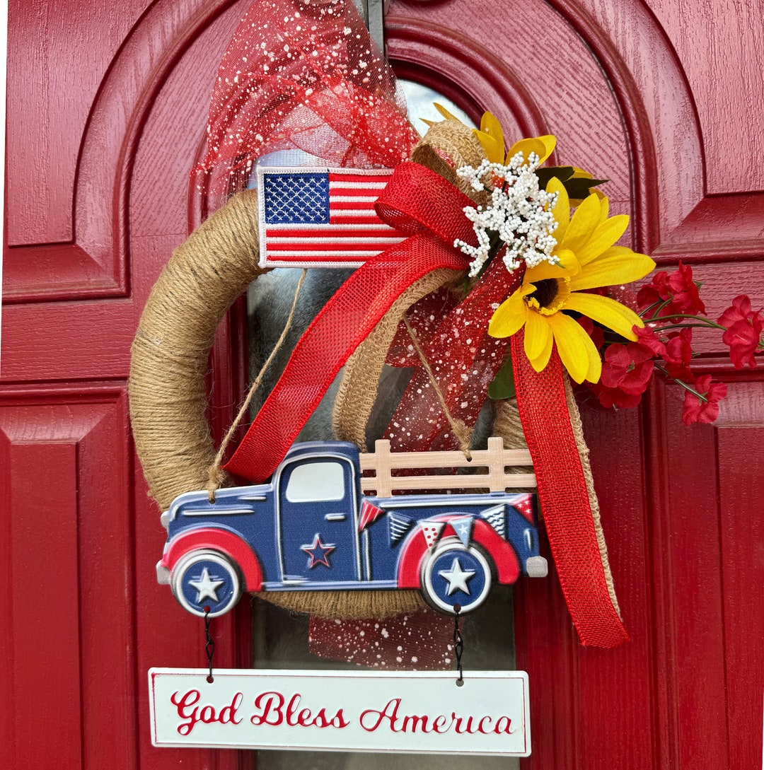 4th of july front door decorations