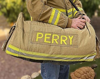 Huge Survival Turnout Duffle Bag Firefighter Gear Tote Emergency Duffle Pouch Large Firefighter Bag Rescue Durable First Responder Carryall