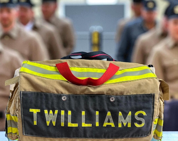 Firefighter Graduation Academy Fire Gear Gift Commute Accessory Travel Bag First Responder Luggage Getaway Retirement Handbag Gift