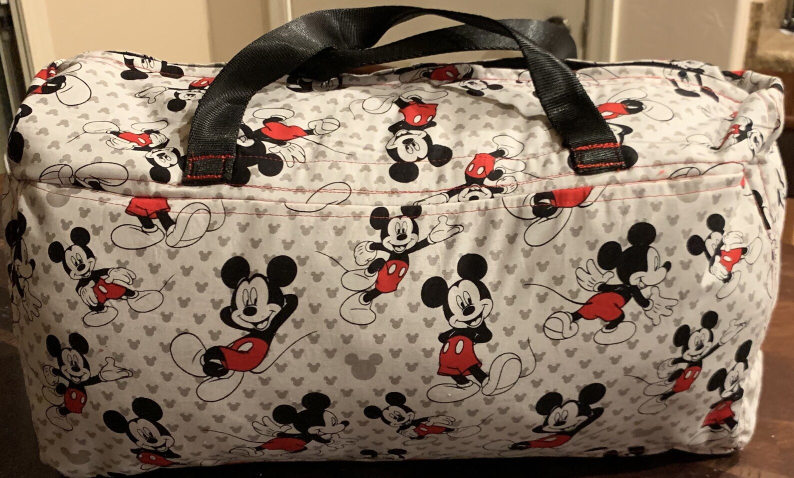Mickey Mouse Duffle Bag Disney Vacation Duffle Bag Mickey Etsy