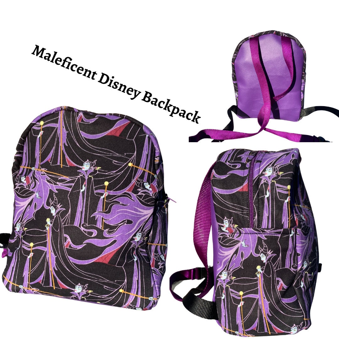 Maleficent Backpack School Gift-travel Diaper 