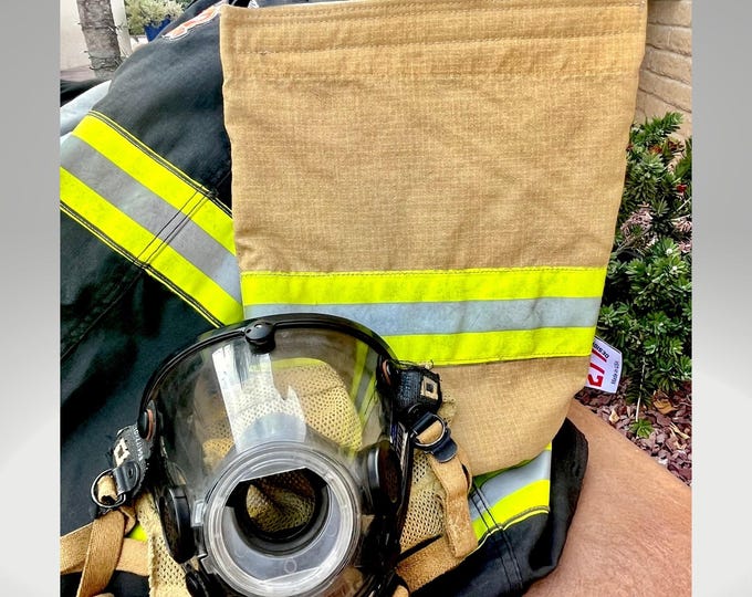 Protective SCBA Cover for Firefighter Accessory Tool Gear Mask Handbag Storage Turnout Pouch Retirement Gift Durable Eye Protection Sack