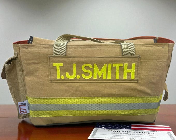 First Responder Graduation Durable Tool Bag Fire Academy Graduation Gift Sturdy Tool Bag Fire Gear Rescue Firefighter Commute Handbag