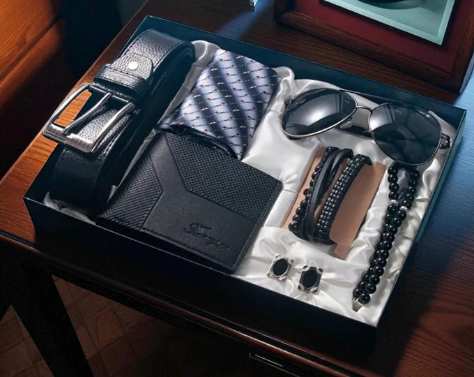First responder birthday anniversary retirement appreciation men's accessory last minute gift box father’s day stylish fashion box