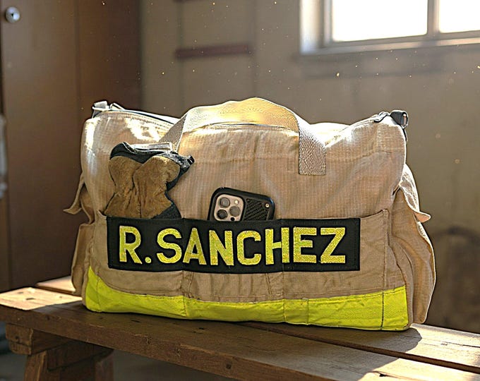 First Responder Easy Access Tool Personalized Fire Gear Emergency Bag Survival Gear Pouch Custom Firefighter Handbag Fire Equipment Gift