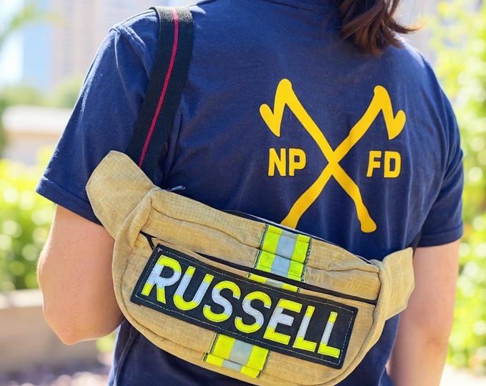 Rescue Gear cross body Firefighter Emergency Bag Tactical Belt Pack First Responder Waist Sack Emergency Kit Holder Unique Hero Tribute Gift