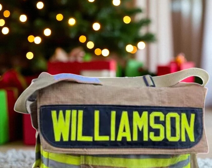 Fire Gear Laptop Bag Carrier Firefighter Work Bag Electronics Satchel for Firs Responders Durable Study Briefcase Work Essential Handbag