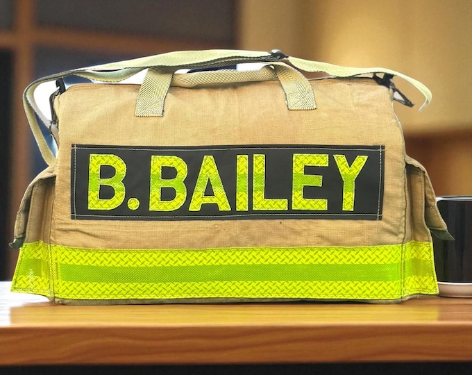 Recycled Essential Durable Firefighter Fire Gear Duffle Bag Equipment Tool Carrier Safety Sack First Responder Rescue Pocket Bag