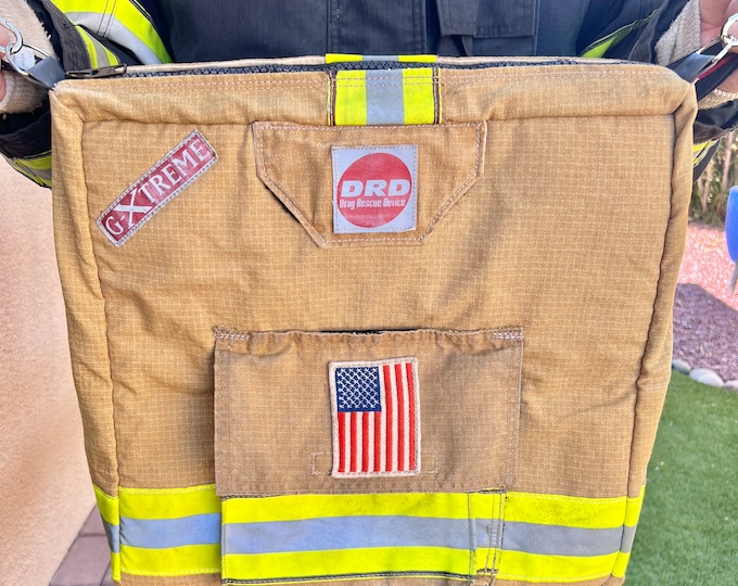 Fire Gear Commute Turnout Bag  Firefighter Equipment Sac for First Responder Essential Organizer Retirement Gift