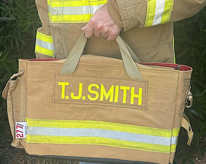 Durable Tool Fire Gear Rescue Gift Bag Firefighter Equipment Storage Pouch Fire Department Essential Sturdy Handbag Father's Day Gift
