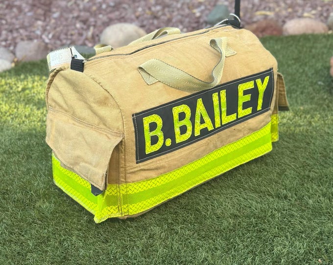 Recycled Essential Durable Firefighter Fire Gear Duffle Bag Equipment Tool Carrier Safety Gear Sack First Responder Rescue Pocket Bag