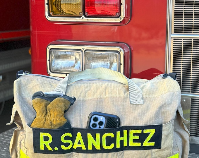 Easy Access Tool Personalized Fire Gear Emergency Bag Survival Gear Pouch Custom Firefighter Handbag Fire Equipment Sack Gift