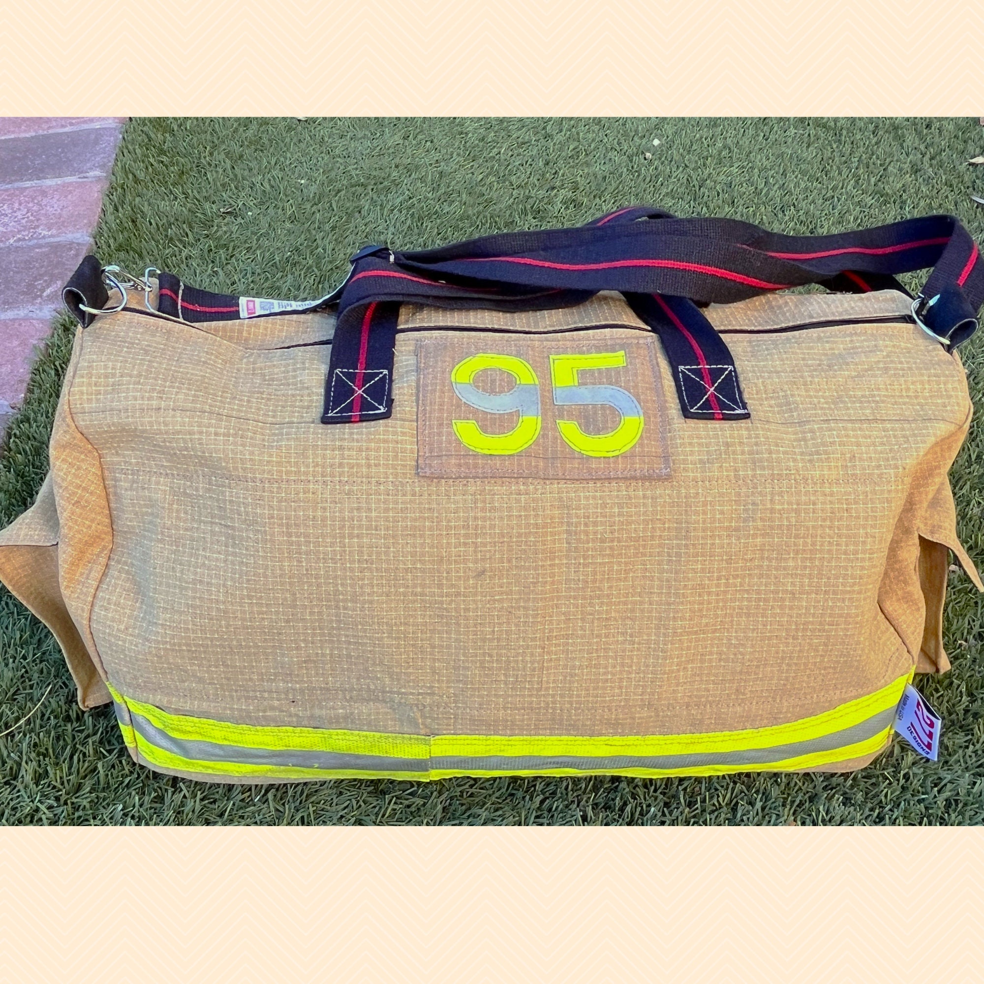 Personalized firefighter duffle bags sale