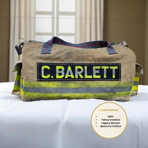 Firefighter Essential Fire Gear Duffle Bag Equipment Safety Carrier First Responder Professional Rescue Bag Retirement Turnout Pocket Pouch