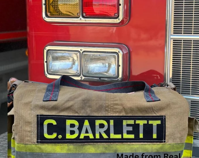 Firefighter Essential Fire Gear Duffle Bag Equipment Safety Carrier First Responder Professional Rescue Bag Retirement Turnout Pocket Pouch
