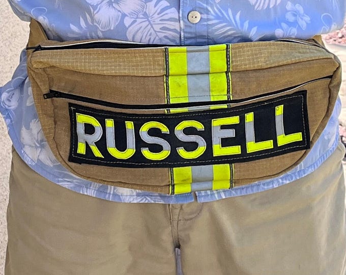 Custom Fanny Pack Emergency Waist Bag Personalized Firefighter Belt Pouch Handmade Rescue Hip Sack Adjustable Outdoor Essentials Holder