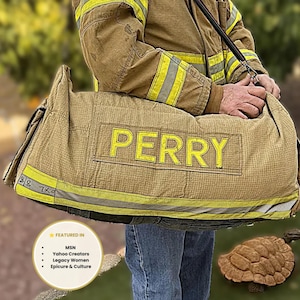 Huge Survival Turnout Duffle Bag Firefighter Gear Tote Emergency Duffle Pouch Large Firefighter Bag Rescue Durable First Responder Carryall