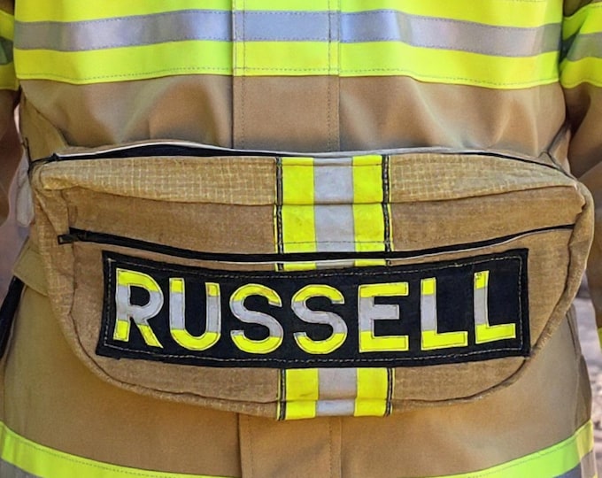 Custom Fanny Pack Emergency Waist Bag Personalized Firefighter Belt Pouch Handmade Rescue Hip Sack Adjustable Outdoor Essentials Holder