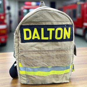 Feuerwehrmann personalisierte langlebig Rucksack individuelle Ausrüstung Feuerwehrmann Zubehör robuste Tasche Recycling Handtasche Ruhestand Geschenk benutzerdefinierte Sac