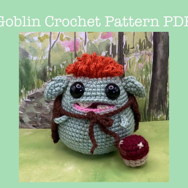 Kobold Häkelanleitung, Amigurumi, PDF