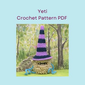 Yeti Crochet Pattern, Amigurumi, PDF