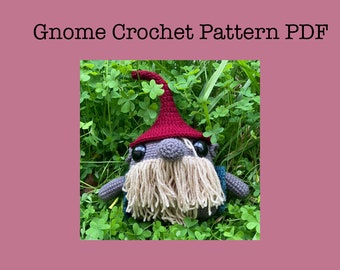 Gnome Crochet Pattern, Amigurumi, PDF