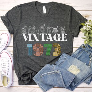 50th Birthday shirt, 50th Birthday T, 50th Birthday gift, Fifty T Shirts, Wtf Fifty Shirt, 1973 Birthday Shirt, 1973 Vintage Shirt,50th Gift