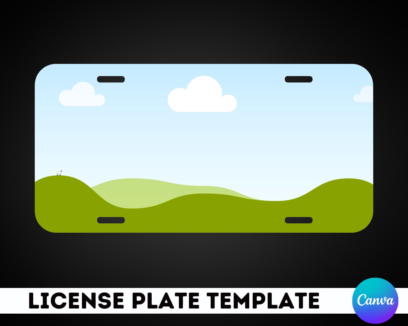 Canva License Plate Template, Editable License Plate Template, Canva Canva License Plate Template, Editable License Plate Template, Canva