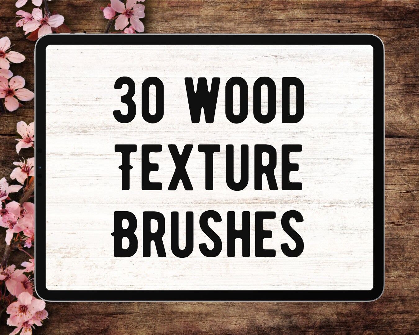 30 Wood Procreate Brushset Procreate Wood Brush Digital Etsy