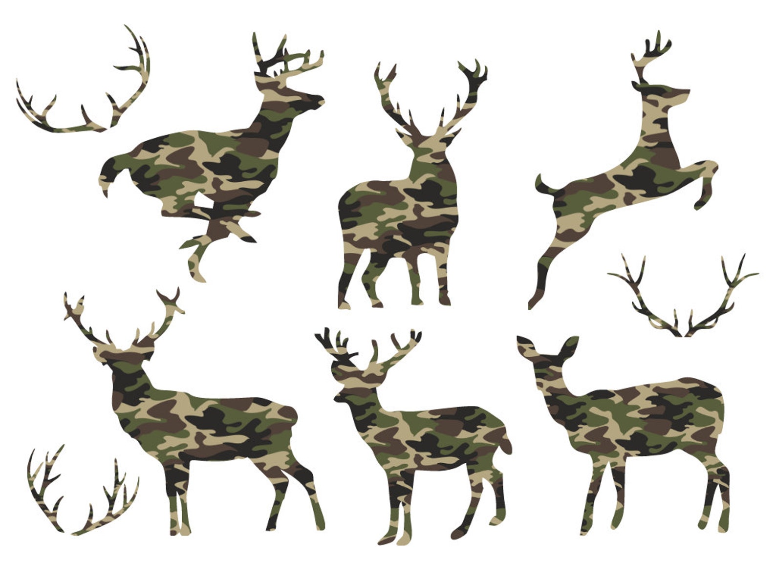 Canva Deer Templates Editable Deer Template Canva Template Etsy