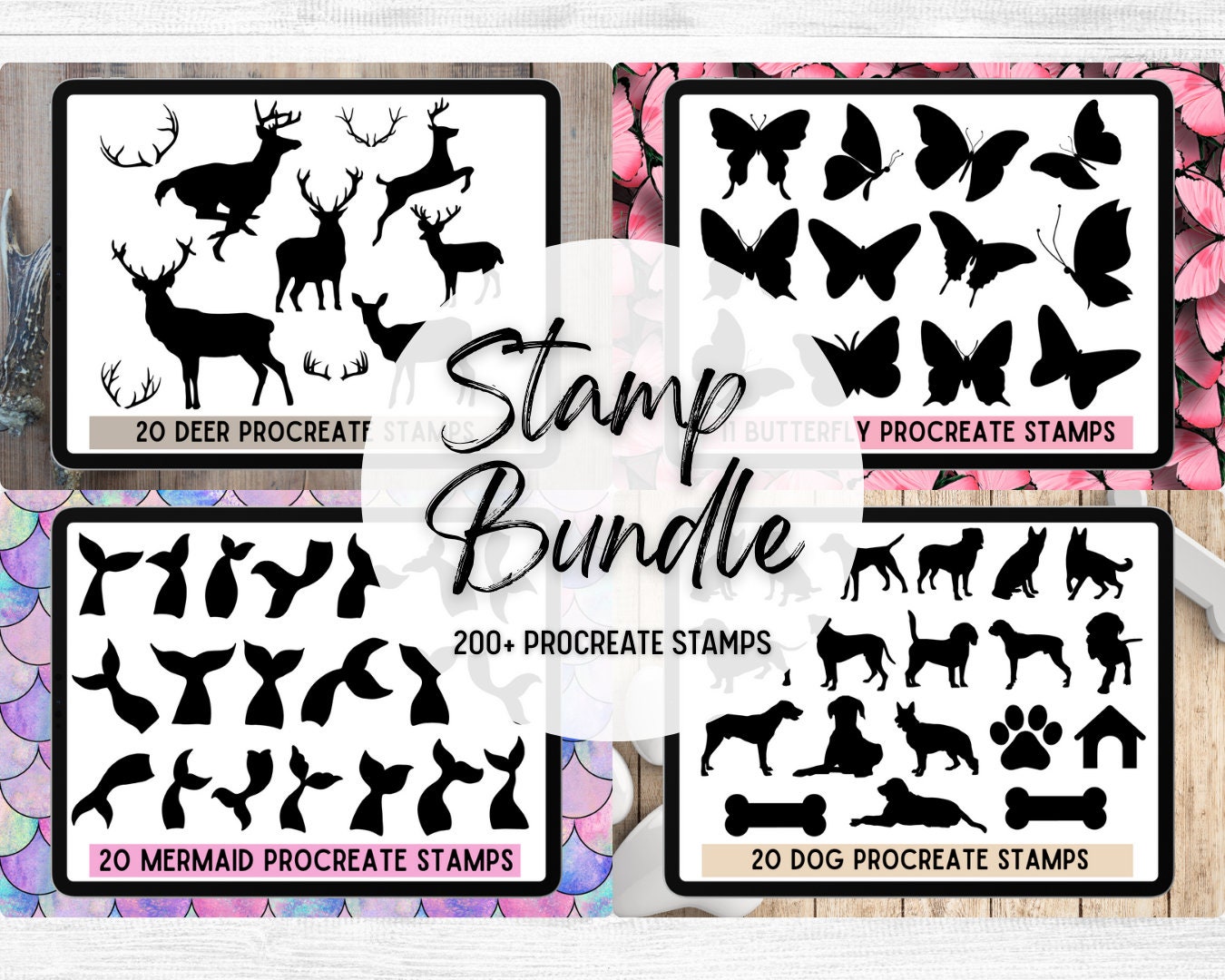 200 Procreate Stamps Procreate Stamps Bundle Procreate Etsy 200 Procreate Stamps Procreate Stamps Bundle Procreate Etsy